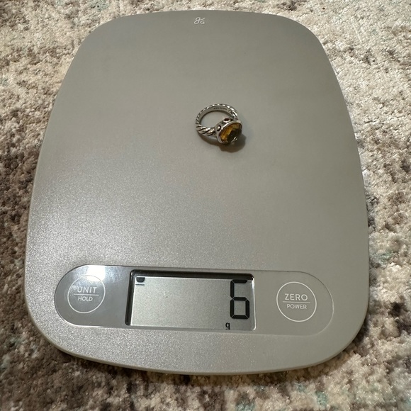 David Yurman Oval Renaissance Ring - Citrine w/Carnelian Accents - Picture 16 of 17